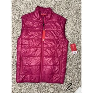 NEW Redvanly Vest Sangria Bolton‎ Golf Puffer Mens S Packable Quilted $275